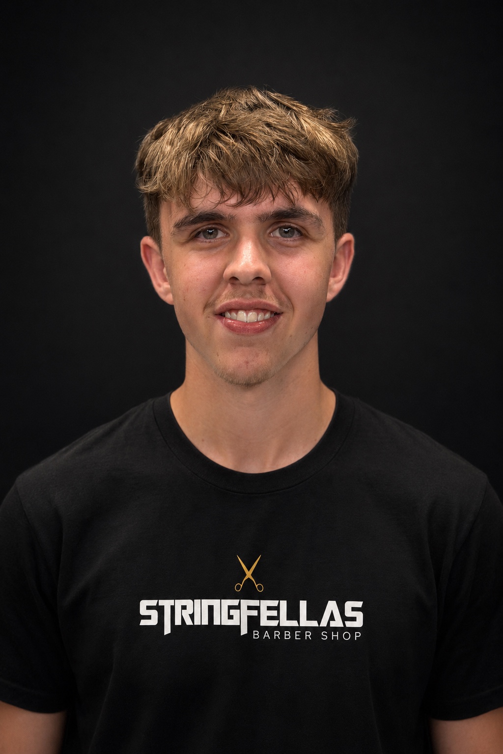 Harry, junior barber at Stringfellas